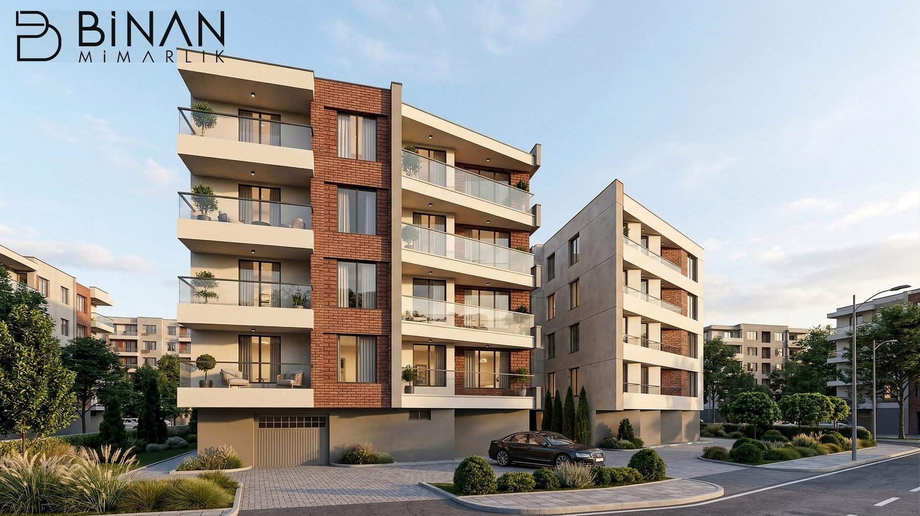 Sokak cephesi — Çankaya Konutları
